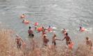 兰州市第29届元旦黄河冬泳表演活动今日举行