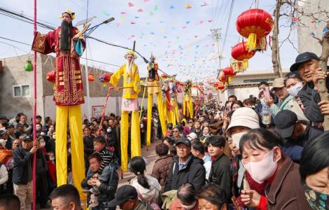 现场拍摄：兰州永登苦水二月二龙抬头社火 比春节还热闹